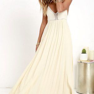 Cream Maxi Dress